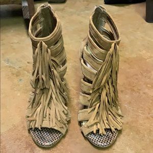 Gianni Bini Fringe Heels